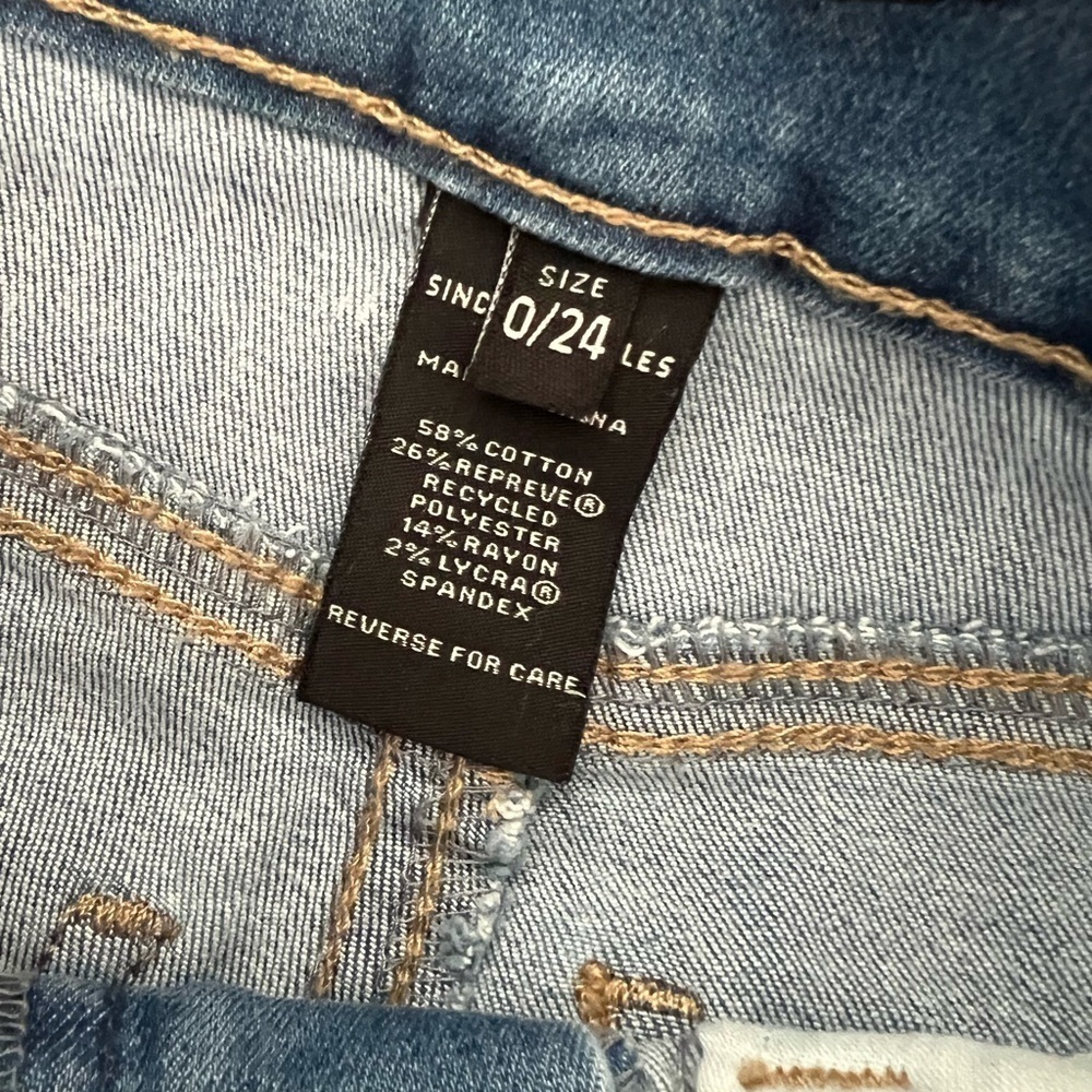 Sincerely Jules- Light Blue Flare Jeans (sz 0) NWT - Picture 7 of 7